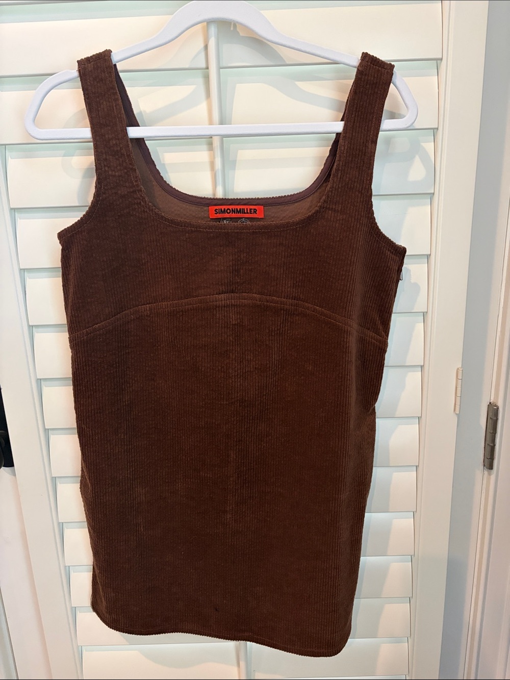 Simon Miller brown Corduroy Tank Dress XS